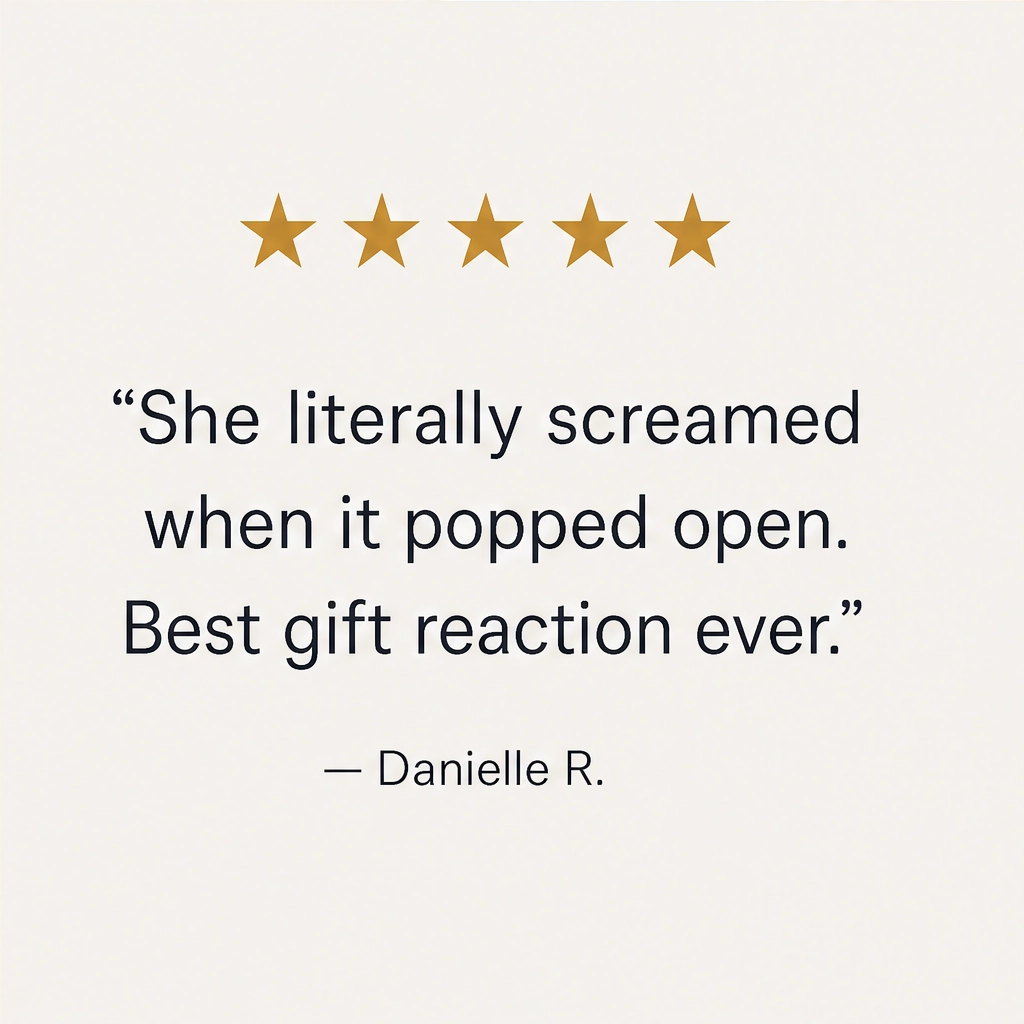 Jubilee™ – Surprise Pop-Up Gift Box Set with Confetti &amp; Wrapping for Graduation + 50% OFF