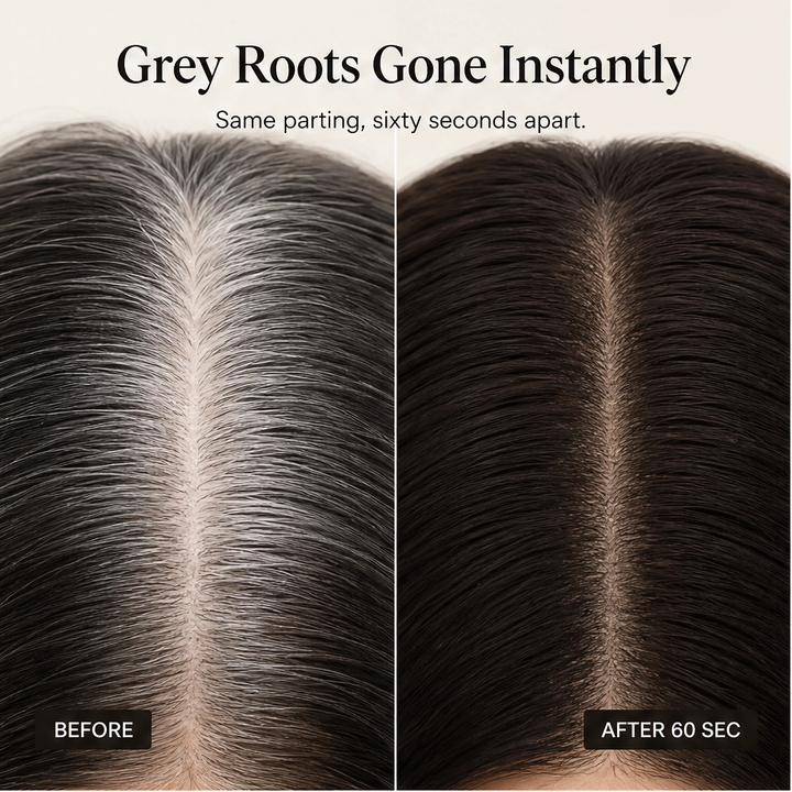 Ravenelle™ – Instant Gray Coverage Hair Color Stick with Built-In Comb + 50% OFF
