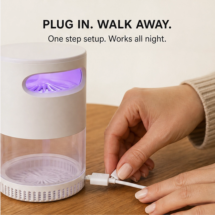 Hushlume™ – Silent UV Mosquito Killer Lamp with 360° Vortex Trap + 50% OFF
