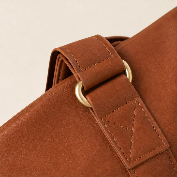 Ashcroft™ – Water-Resistant Oxford Lay-Flat Shoulder Tote + 50% OFF