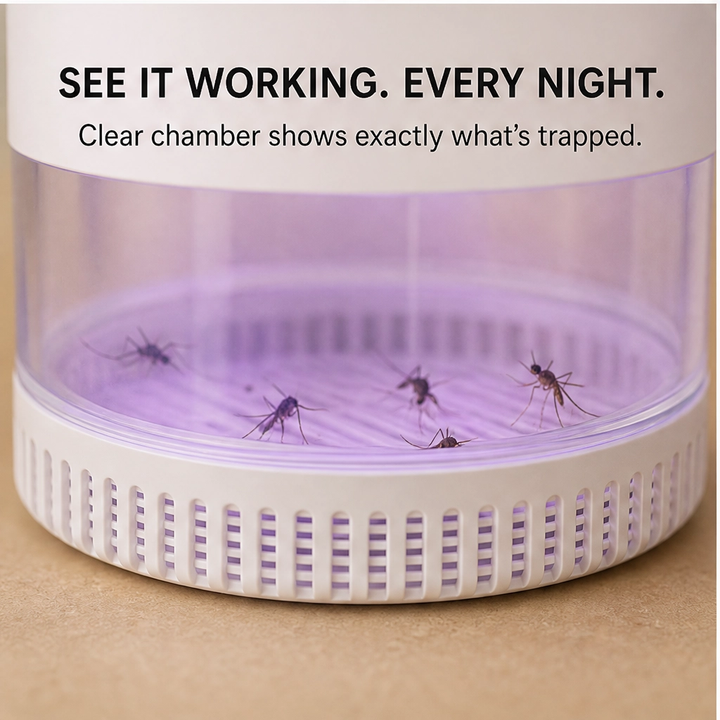 Hushlume™ – Silent UV Mosquito Killer Lamp with 360° Vortex Trap + 50% OFF