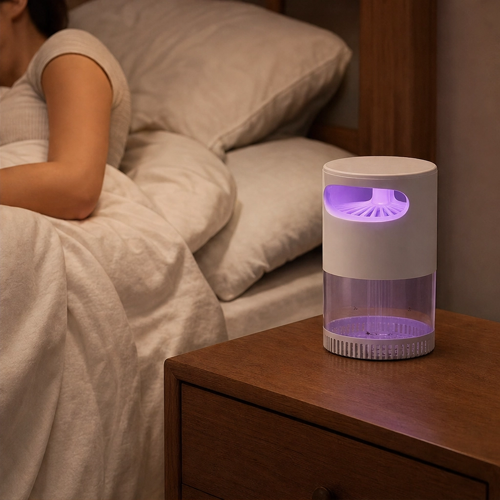 Hushvale™ – Silent Vortex UV Mosquito Trap Lamp for Bedrooms &amp; Nurseries + 50% OFF