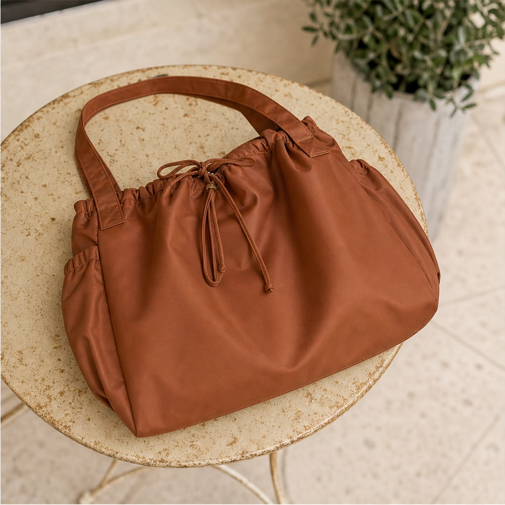 Ashcroft™ – Water-Resistant Oxford Lay-Flat Shoulder Tote + 50% OFF