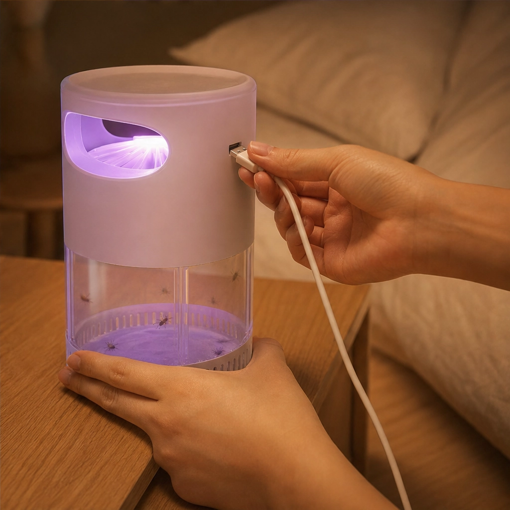Hushlume™ – Silent UV Mosquito Killer Lamp with 360° Vortex Trap + 50% OFF