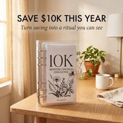 Willowkeep™ – 12-Envelope Floral Money Saving Challenge Binder + 50% OFF