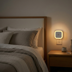 Ambercroft™ – Auto Sensor LED Night Light, Warm Glow, Dusk-to-Dawn, Plug-In + 1+1 FREE