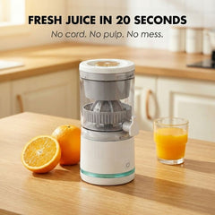 Zestara™ – Cordless USB-C Electric Citrus Juicer with Auto Pulp Separation + 50% OFF