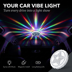 Lumync™ – Wireless Music-Sync Star Crystal Car Ambient Light + 50% OFF