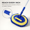 Streakless™ – Telescoping Aluminum Car Wash Mop with Dual Microfiber Head + 50% OFF
