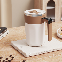 The AuraMix Smart Stirring Mug — Hands-Free Stir & Sip! + 50% OFF