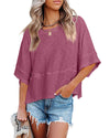 Willowdrift™ – Lightweight Batwing Crewneck Summer Tee + 50% OFF