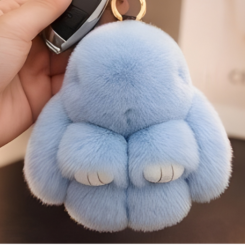 Pawsley™ – Soft Plush Bunny Keychain + 50% OFF