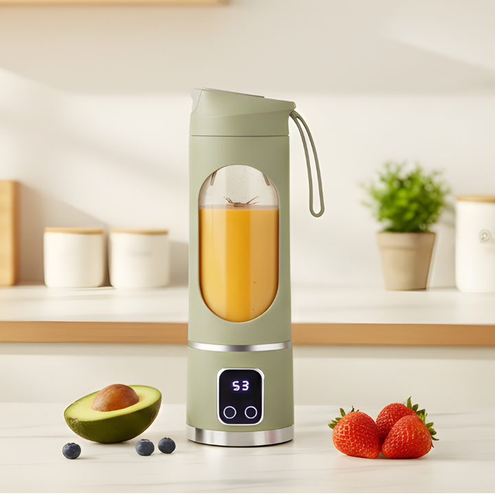 Pulseblend™ – Portable Cordless Blender with Digital Display &amp; Dual Lid + 50% OFF