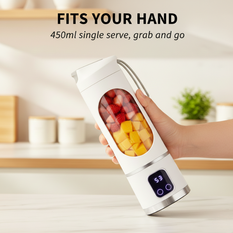 Pulseblend™ – Portable Cordless Blender with Digital Display &amp; Dual Lid + 50% OFF