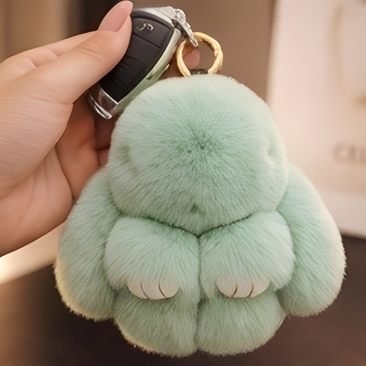 Pawsley™ – Soft Plush Bunny Keychain + 50% OFF