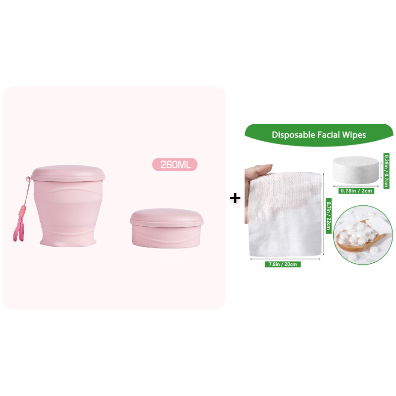 Canteo™ – Leak-Proof Collapsible Silicone Travel Cup with Lid &amp; Wrist Strap + 50% OFF