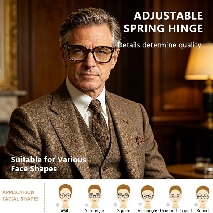 Foclair™ – Oversized Square Blue Light Blocking Reading Glasses + 50% OFF