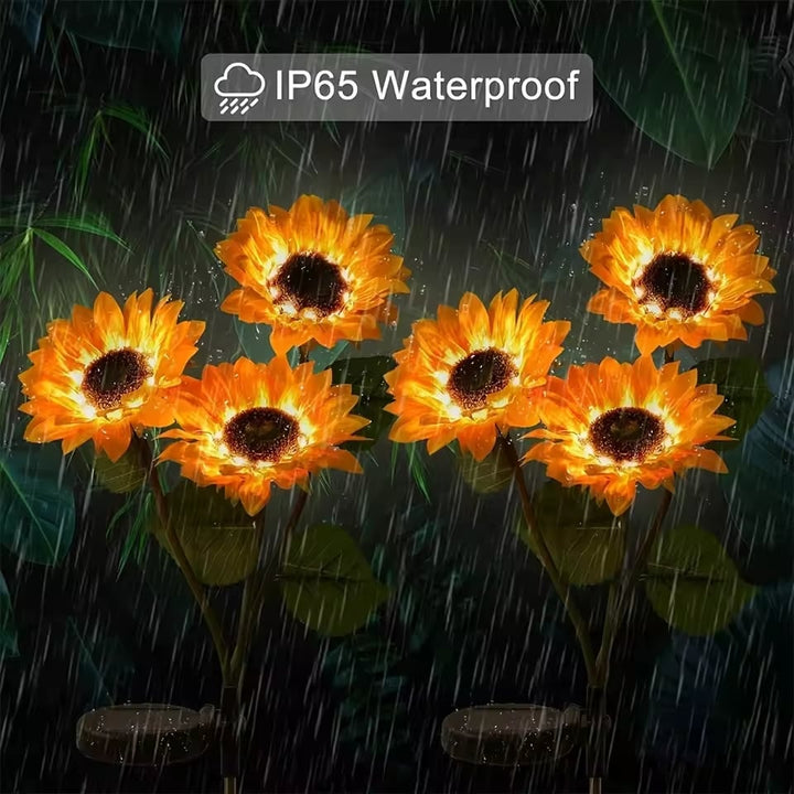 Sunhaven™ – Realistic Solar LED Sunflower Garden Lights, Auto Dusk-to-Dawn Glow, IP65 Waterproof + 50% OFF