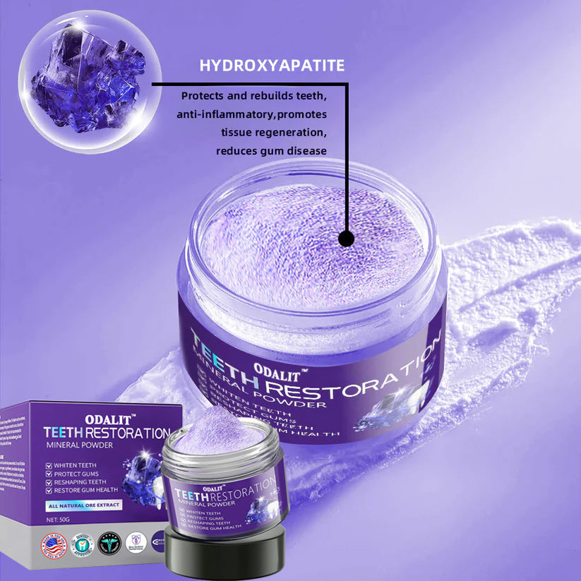 ODALIT™ TeethRestoration Mineral Powder 🦷(ADA recommended)