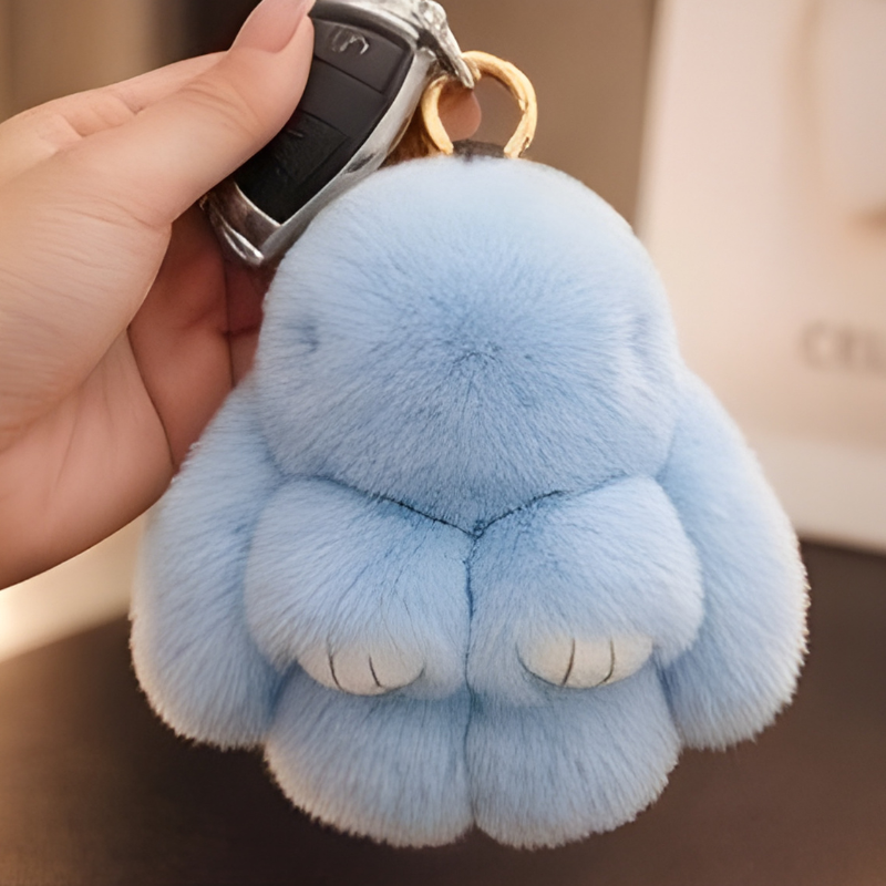 Pawsley™ – Soft Plush Bunny Keychain + 50% OFF