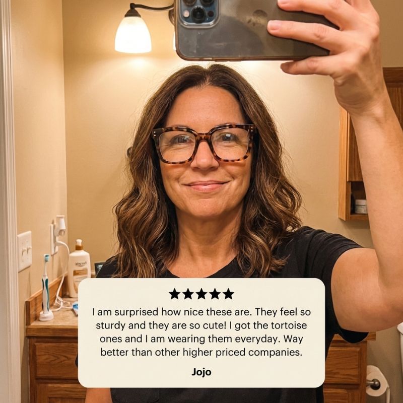 Viselle™ – Blue Light Blocking Oversized Square Reading Glasses 3-Pack + 50% OFF