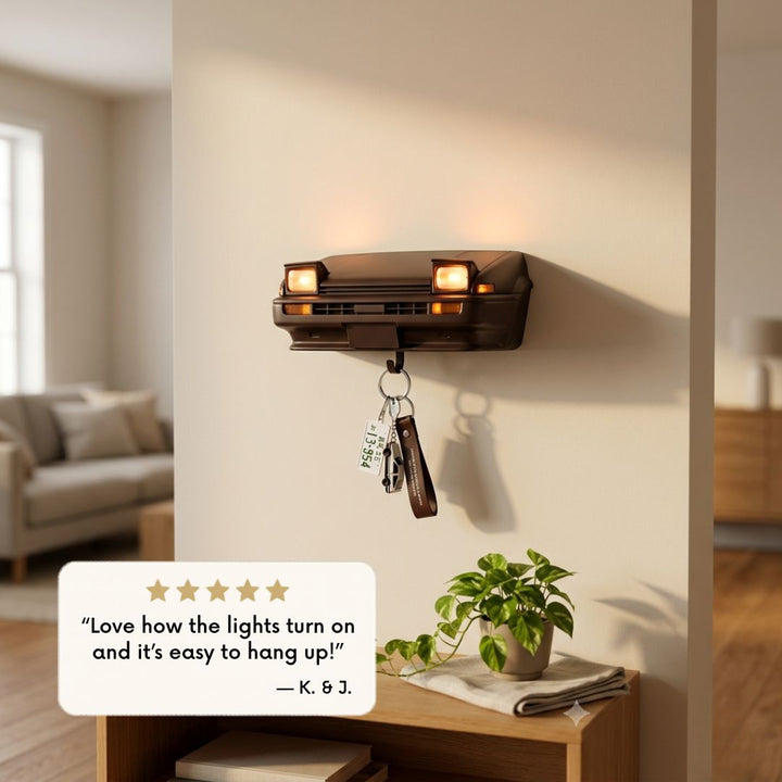 Hachiwerk™ – Retro JDM LED Pop-Up Headlight Key Holder + 50% OFF