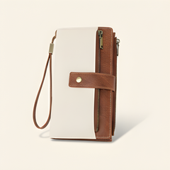Foldene™ – RFID Blocking Retro Color-Block Women's Long Wallet + 50% OFF