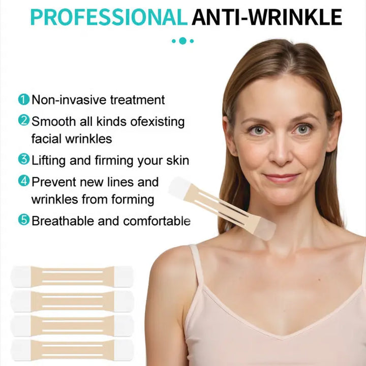 Tautelle™ – Invisible Lifting Tape for Neck Wrinkles &amp; Sagging Skin + 1+1 FREE