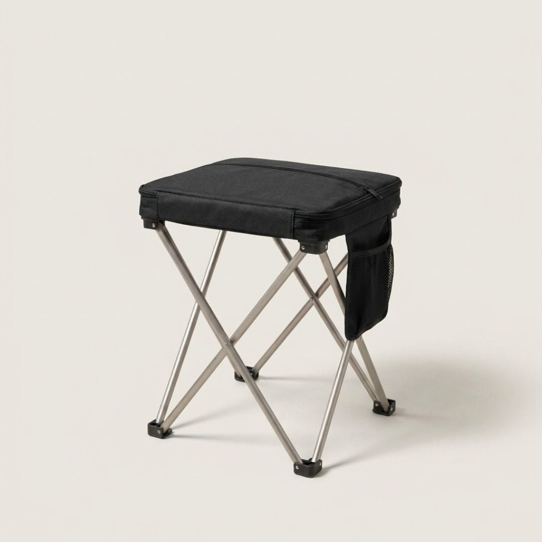 Perch™ – Ultralight Folding Stool with Built-In Carry Pouch &amp; Phone Pocket + 50% OFF