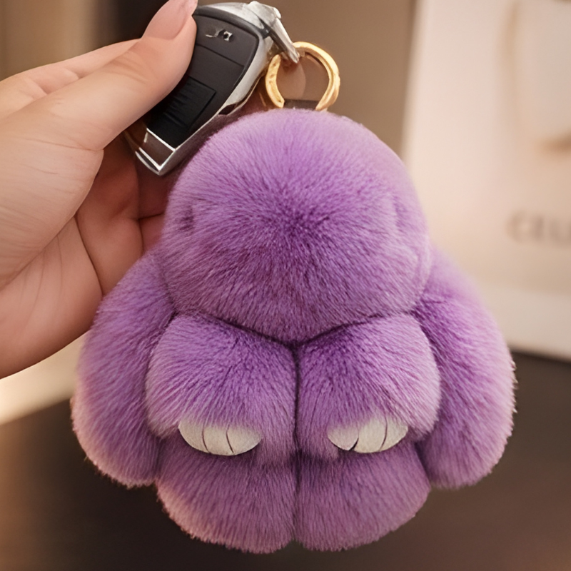 Pawsley™ – Soft Plush Bunny Keychain + 50% OFF