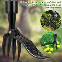 Rootwell™ – Detachable No-Bend Standing Weed Puller with 4-Claw Grip + 50% OFF