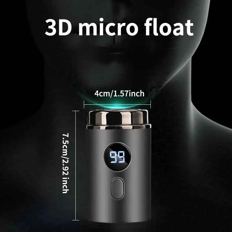 Axil™ – Pocket-Sized Waterproof Electric Shaver with LED Battery Display + 50% OFF