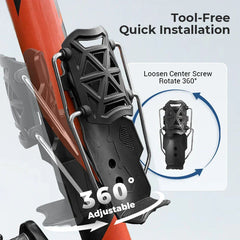 Talon™ – Adjustable 360° Auto-Clamp Bike & Motorcycle Bottle Holder + 50% OFF