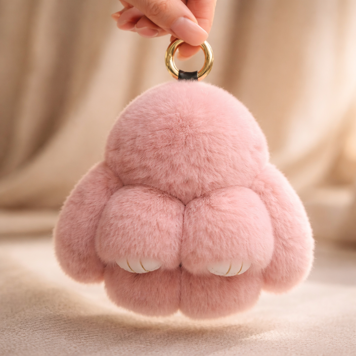 Pawsley™ – Soft Plush Bunny Keychain + 50% OFF