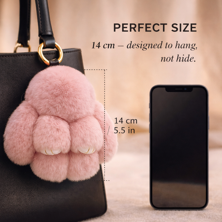 Pawsley™ – Soft Plush Bunny Keychain + 50% OFF