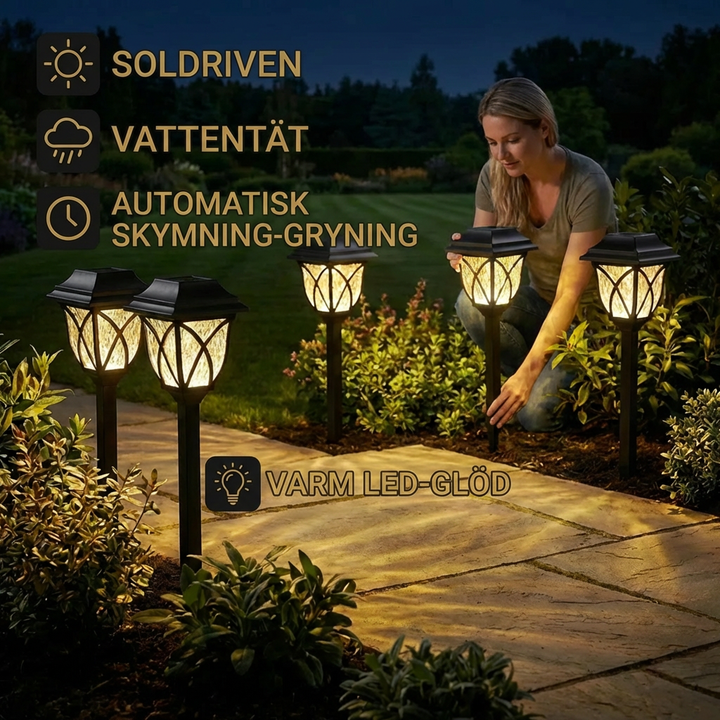 The AuraPath Solar Lanterns — Stylish &amp; Weatherproof Garden Lighting + 50% OFF