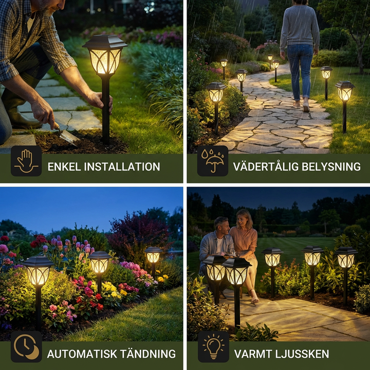 The AuraPath Solar Lanterns — Stylish &amp; Weatherproof Garden Lighting + 50% OFF