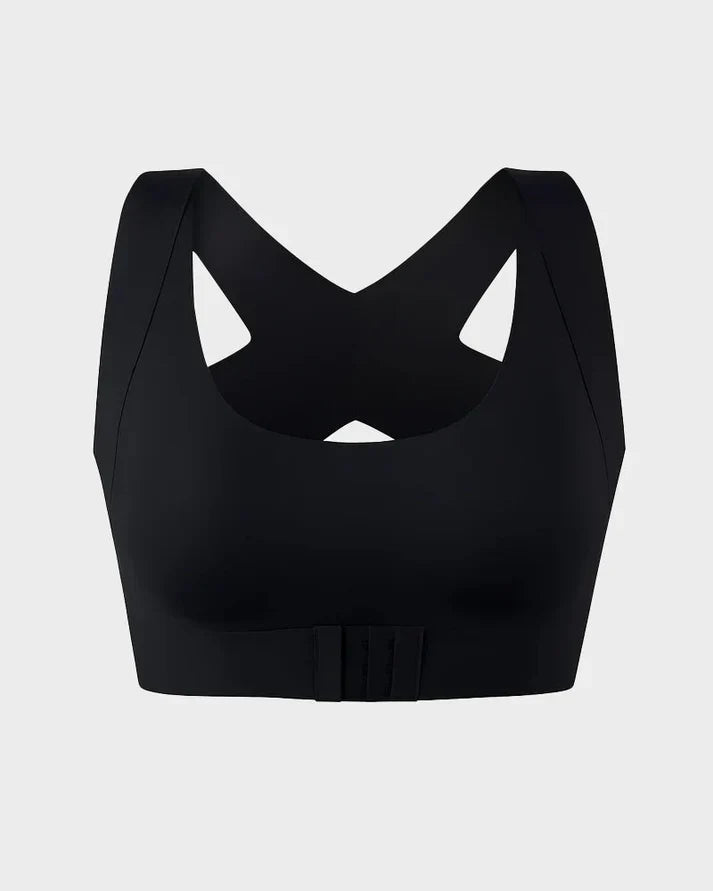 Posélle™ – Cross-Back Posture Support Wireless Bra with Front Closure + 50% OFF