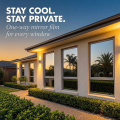 Glazon™ – One-Way Privacy Window Film | Blocks Heat, UV & Glare | No Glue Static Cling + 50% OFF