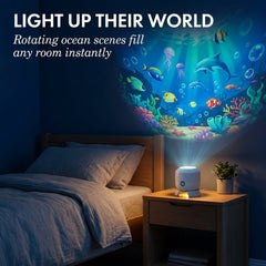 Glowrift™ – Rotating Ocean LED Projector Light with Adjustable Brightness(+ 50% OFF
