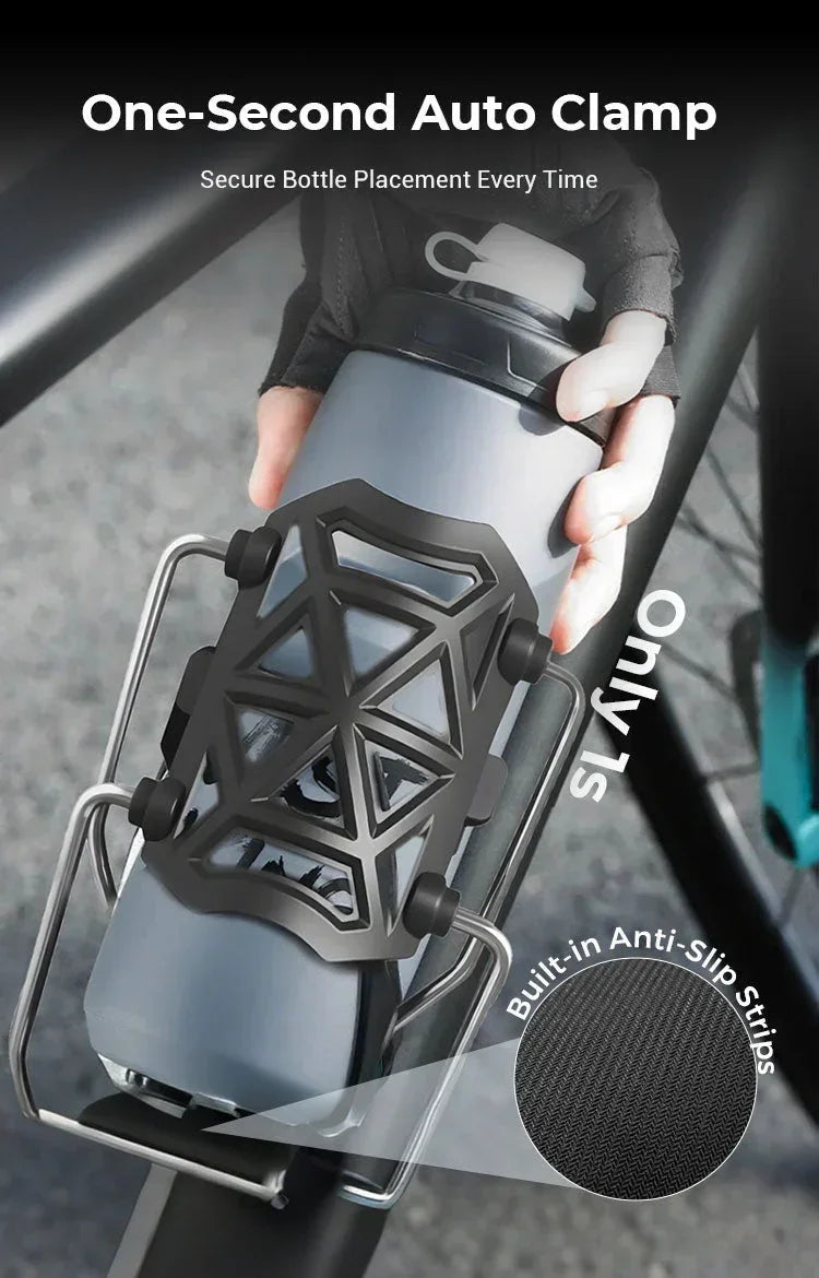 Talon™ – Adjustable 360° Auto-Clamp Bike &amp; Motorcycle Bottle Holder + 50% OFF