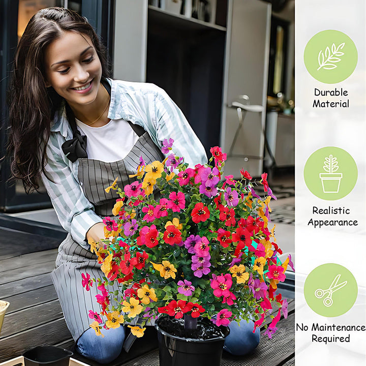 Bloomvale™ – UV-Resistant Weatherproof Outdoor Artificial Flowers + 50% OFF