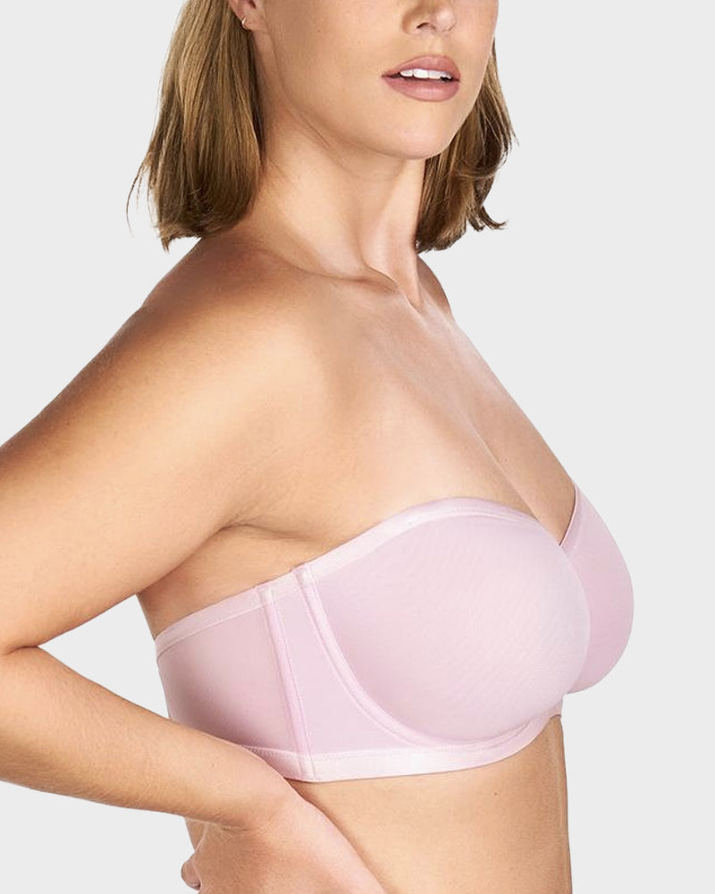 Bareloft™ – Stay-Put Strapless Mesh Underwire Balconette Bra with Convertible Straps + 1+1 FREE