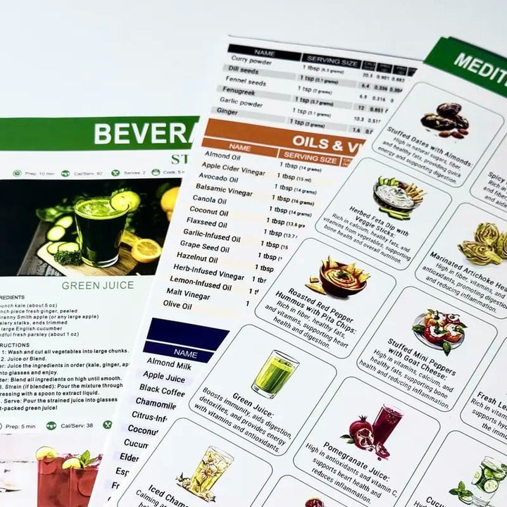 Olivara™ – Mediterranean Diet Food List, Meal Plan &amp; Recipe Chart Set + 50% OFF