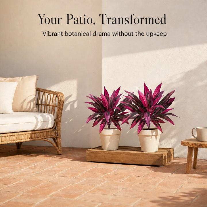 Briar &amp; Bloom™ – Vibrant Pink &amp; Purple Faux Boston Fern Plants + 50% OFF