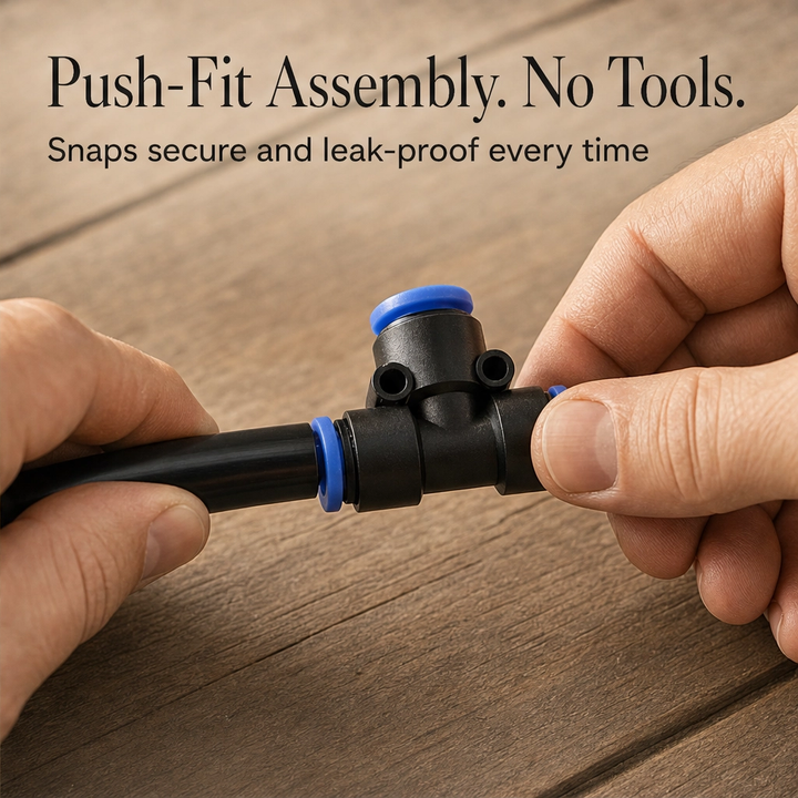 Mistwell™ – 360° Adjustable Brass Nozzle Garden Misting &amp; Drip Irrigation System + 50% OFF