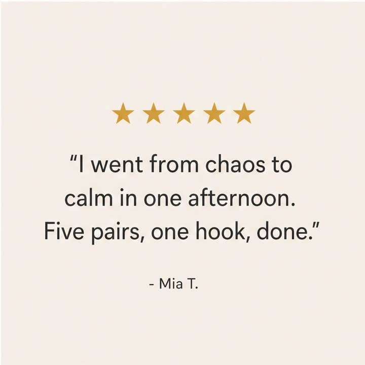 Alcove™ – 5-Tier Foldable Pants Hanger with Stainless Steel Bars + 50% OFF