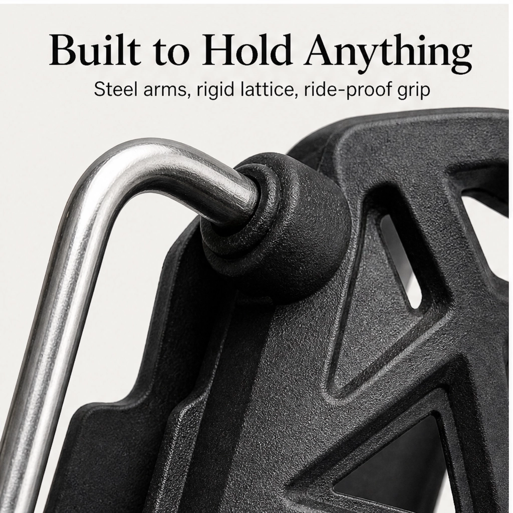 Talon™ – Universal-Fit Adaptive Bike Bottle Cage with 360° Rotation &amp; Tool-Free Mount + 50% OFF
