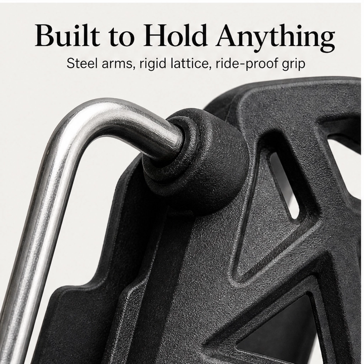 Talon™ – Universal-Fit Adaptive Bike Bottle Cage with 360° Rotation &amp; Tool-Free Mount + 50% OFF