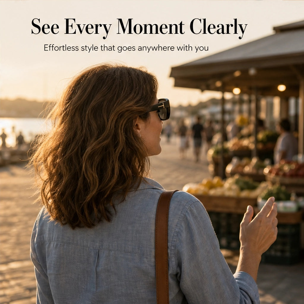 Solène™ – Polarized Mirrored Fit-Over Sunglasses with UV400 Protection for Women Who Wear Glasses + 1+1 FREE